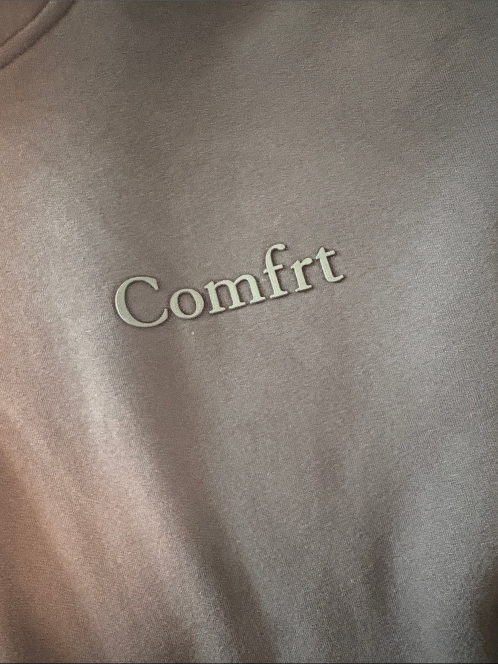 Comfrt MEDIUM Embroidered Hoodie & Jogger Set dark gray - Picture 3 of 6
